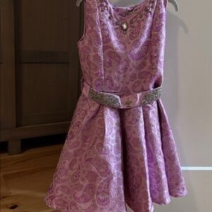 Disney streetwear Jasmine Paisley Dress with Embellished Belt